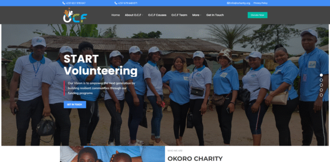 Okoro Charity Foundation - Jemoweb Solutions