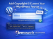 Add Copyright © Current Year in the WordPress Footer with Automatic Updates