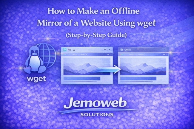 How to Make an Offline Mirror of a Website Using wget (Step-by-Step Guide)