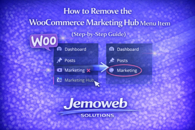 How to Remove the WooCommerce Marketing Hub Menu Item (Step-by-Step Guide)