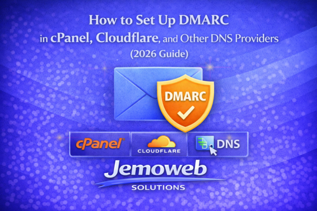 How to Set Up DMARC in cPanel, Cloudflare, and Other DNS Providers (2026 Guide)