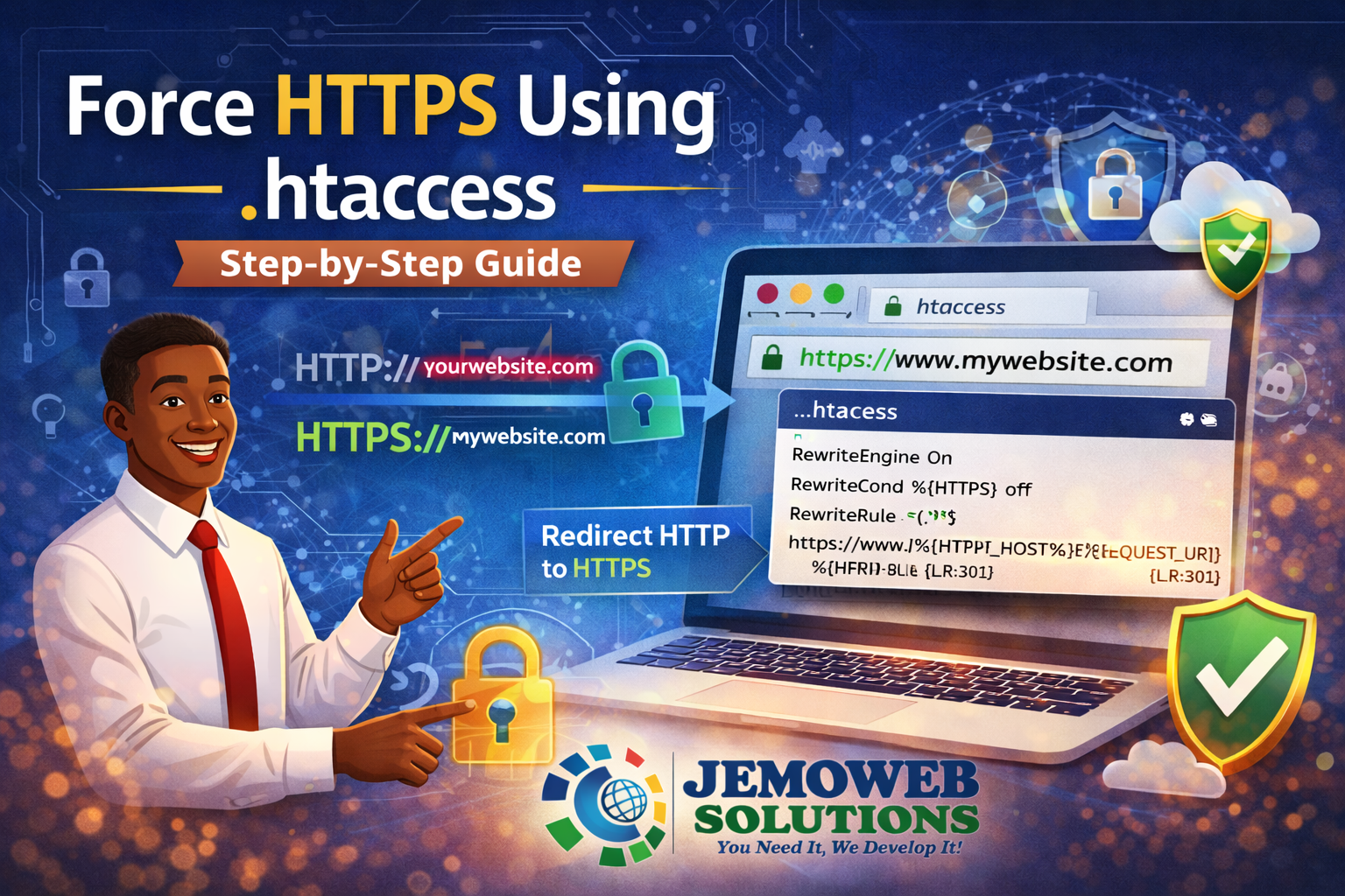 Force HTTPS Using .htaccess